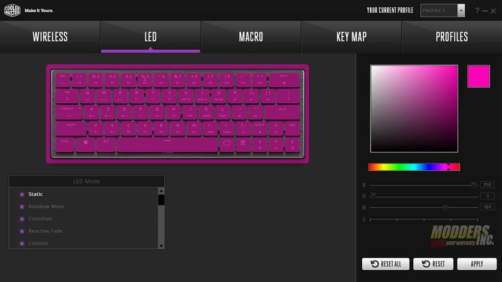 The Cooler Master SK621 Wireless Keyboard Review Bluetooth Keyboard, Cherry MX Low Profile, Cooler Master, Cooler Master SK621, Keyboard Reviews, Modder-Inc. Keyboard Reviews, RGB Wireless Keyboard, SK621, Wireless keyboard 3
