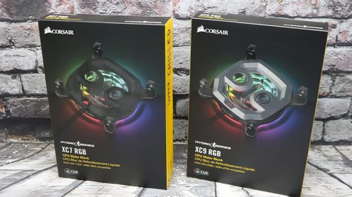 Corsair Hydro X Fittings XC7 RGB water block XC9 RBG water block