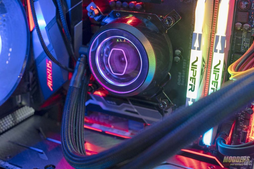 Cooler Master Masterliquid ML240P Mirage AIO Cooler Review AIO Coolers Cooler master AIO Coolers, Cooler Master, masterliquid, ML240P Mirage, Modders-Inc Reviews, RGB AIO Coolers RGB Lighting 1