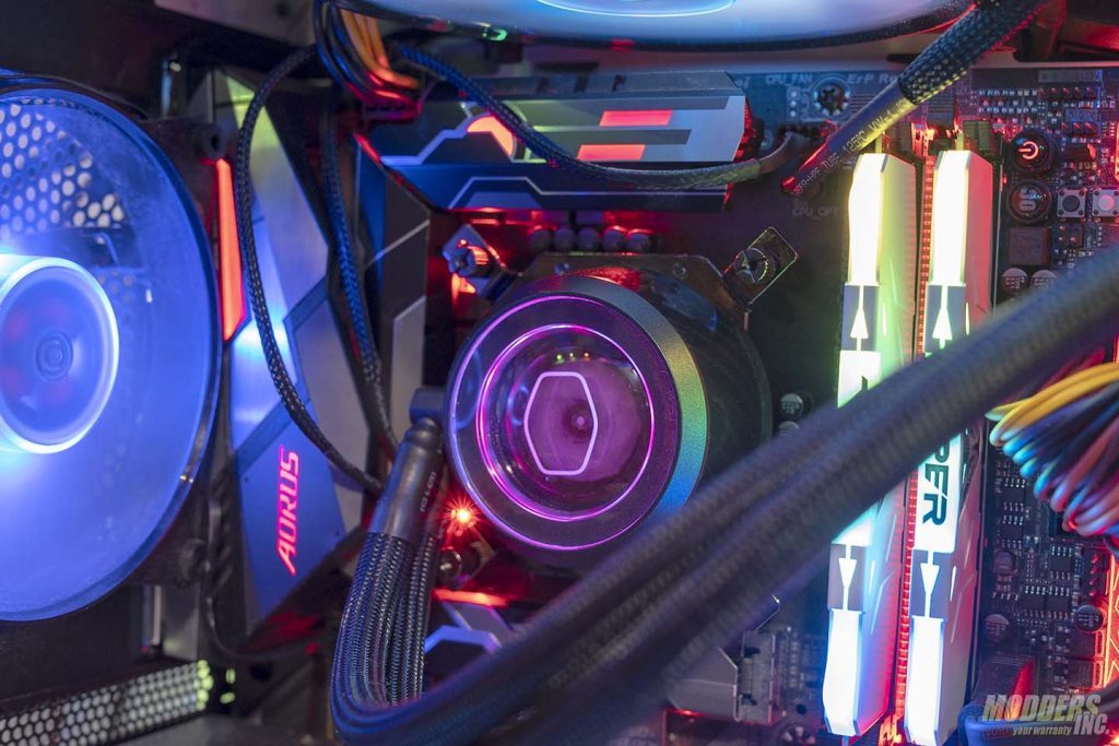 Cooler Master Masterliquid ML240P Mirage AIO Cooler Review AIO Coolers Cooler master AIO Coolers, Cooler Master, masterliquid, ML240P Mirage, Modders-Inc Reviews, RGB AIO Coolers RGB Lighting 1