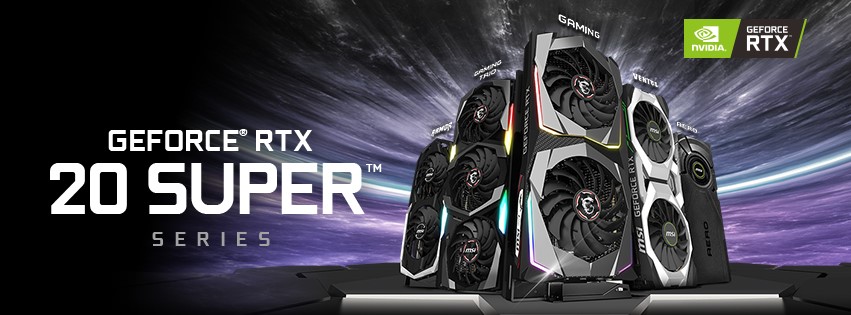 MSI Announces New GeForce® RTX 2060/2070/2080 SUPER™ Series Graphics Cards