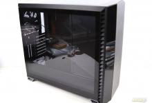 Fractal Design Vector RS BLACKOUT TG black, Blackout TG, fractal design, rgb, steel, stylish, tempered glass, Vector RS, vertical GPU 4