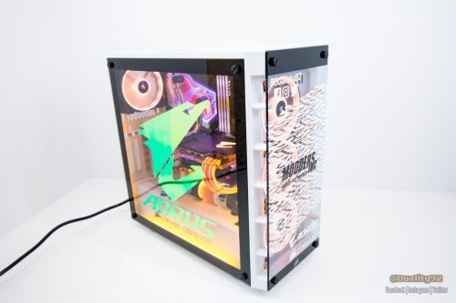 Aorus Z390 Waterforce CES 2020 Build Aorus, Build, cablemod, CES, Corsair, ModMyMods 29