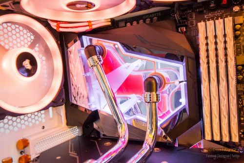 Aorus Z390 Waterforce CES 2020 Build Aorus, Build, cablemod, CES, Corsair, ModMyMods 26