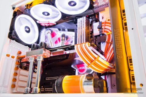 Aorus Z390 Waterforce CES 2020 Build Aorus, Build, cablemod, CES, Corsair, ModMyMods 24