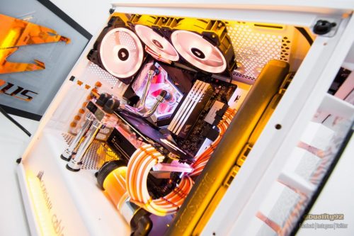 Aorus Z390 Waterforce CES 2020 Build Aorus, Build, cablemod, CES, Corsair, ModMyMods 18