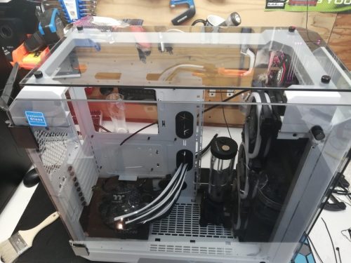Aorus TRX40 Xtreme CES 2020 Case Mod Build Aorus, Case Mod, CES 8
