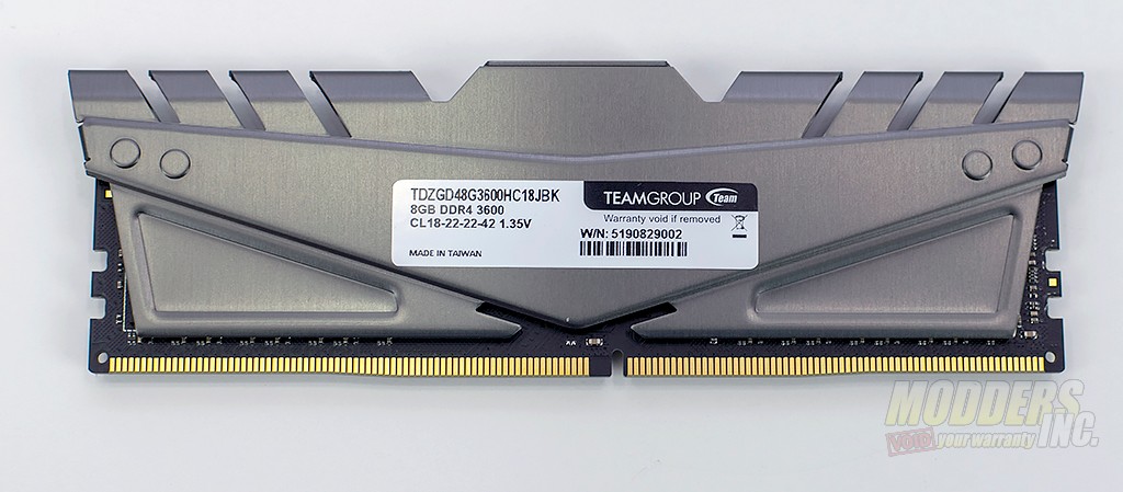 TeamGroup T-FORCE Dark Z DDR4 3600 MHz Memory Review - Modders Inc