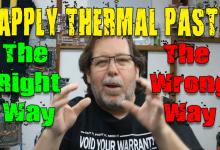How to apply thermal paste
