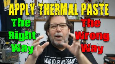 How to apply thermal paste