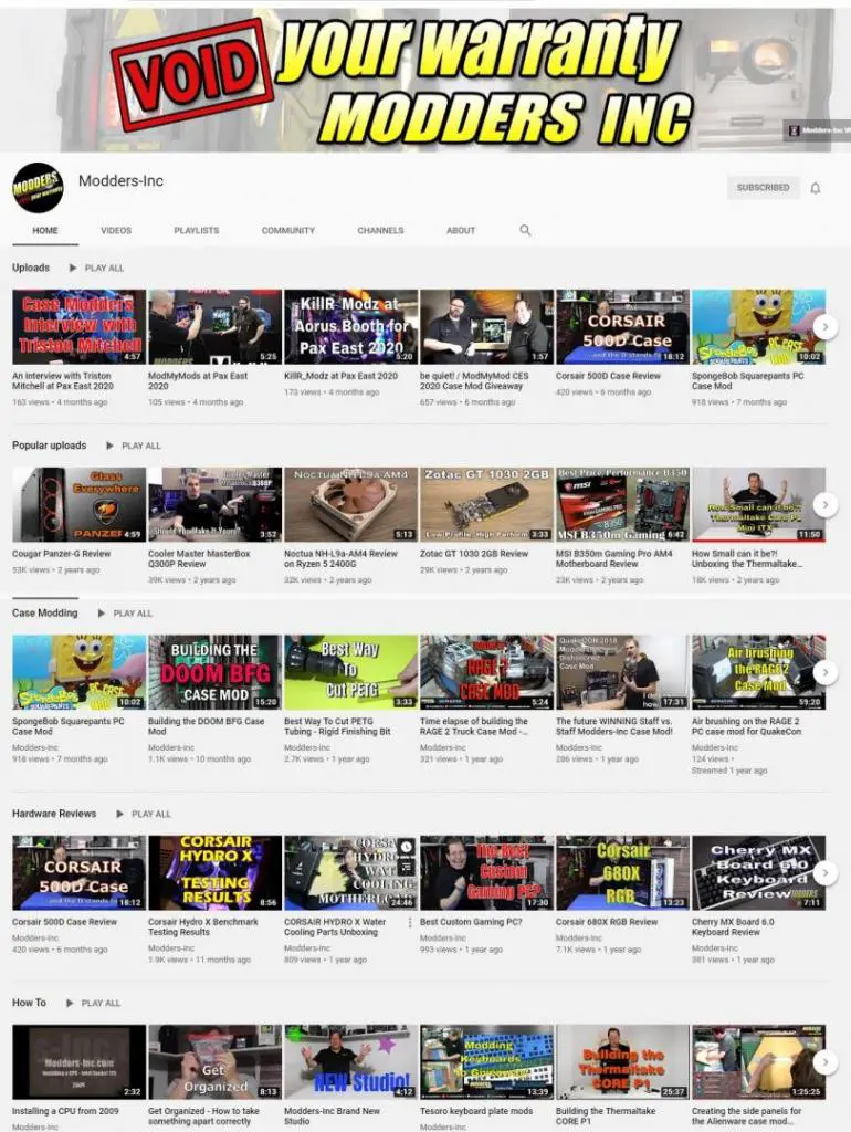 Modders-Inc-Youtube-Page