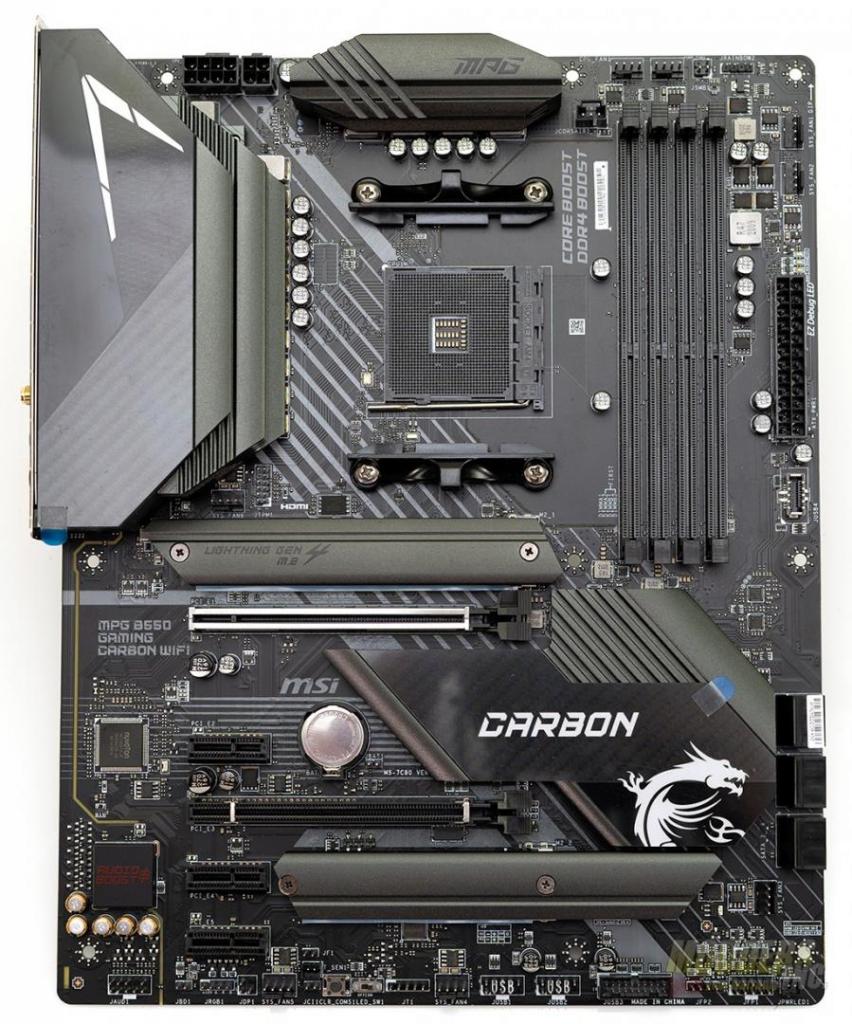 MSI MPG B550 Gaming Carbon WIFI Motherboard Review - Page 2 Of 9