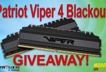 Viper Gaming Viper 4 Blackout DDR4 Memory Giveaway contest, ddr4, giveaway, Patriot, viper 11