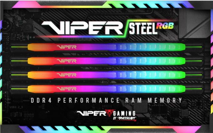 VIPER STEEL RGB memory modules and kits