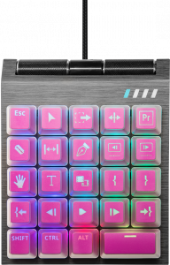 Cooler Master ControlPad 24 keys, Cherry mx red, ControlPad, Cooler Master, Keyboard, usb 2.0 5