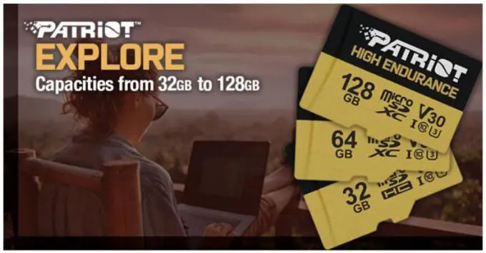 Patriot New EP series High Endurance microSDHC/XC cards Micro SD Card, Patriot 3