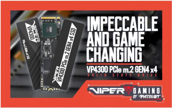 VP4300 PCIe Gen4 x4 M.2 2280 SSD