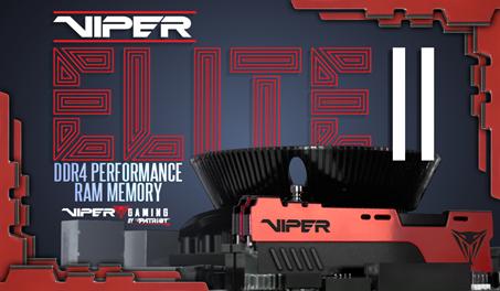 VIPER GAMING Launches VIPER ELITE II Performance DDR4 Memory ddr4, Memory, Patriot, RAM, viper 1
