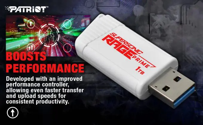 Patriot New SUPERSONIC RAGE PRIME USB 3.2 Gen 2 Flash Drive Flash Drive, Patriot, SSD, thumb 2