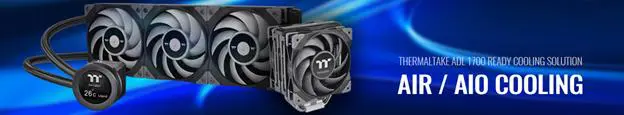 Thermaltake All-in-One Liquid Coolers Compatible with Socket LGA 1700 and Intel® Alder Lake Processors