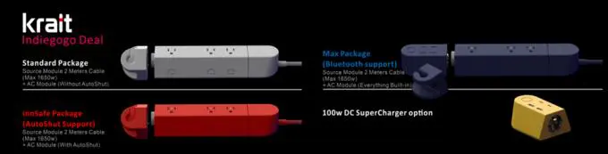INNFACT Krait Puzzle-like Modular PowerStrip on INDIEGOGO krait, news, power, powerstrip 2
