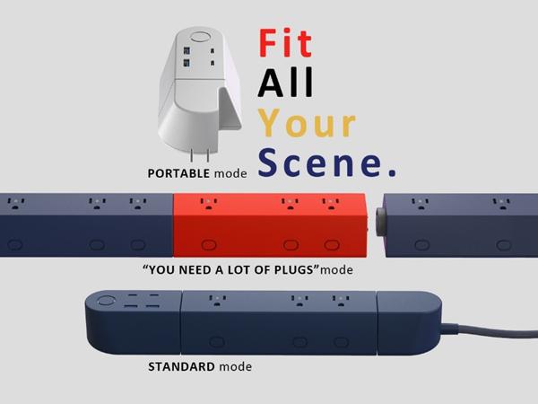 Innfact, Manufacturers of the World’s First Puzzle-like Modular PowerStrip cord, modular, powerstrip, puzzle 2