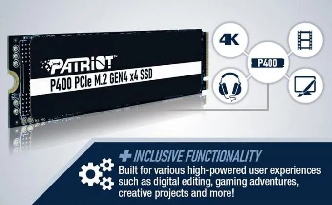Patriot P400 PCIe Gen4x4 m.2 
