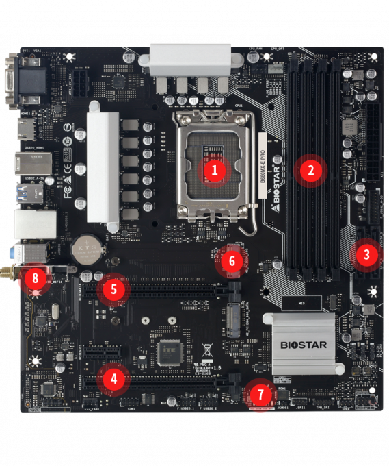 NEW BIOSTAR B660MX-E PRO MOTHERBOARD IS ANNOUNCED biostar, Intel, mirco-atx, Motherboard 3