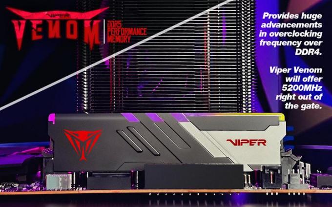 VIPER Gaming Launches New VIPER VENOM RGB and non-RGB DDR5 Performance Memory Kits DDR5, Memory, Patriot, Viper RGB, viper venom 1