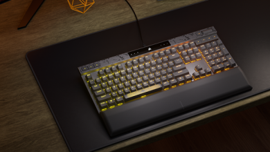 K70 MAX gaming keyboard