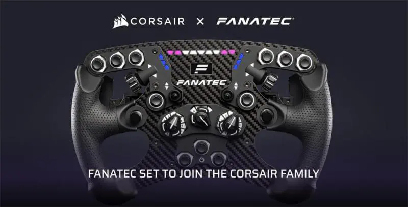 CORSAIR is set to acquire Fanatec Sim Racing Corsair, Gaming, sim 1