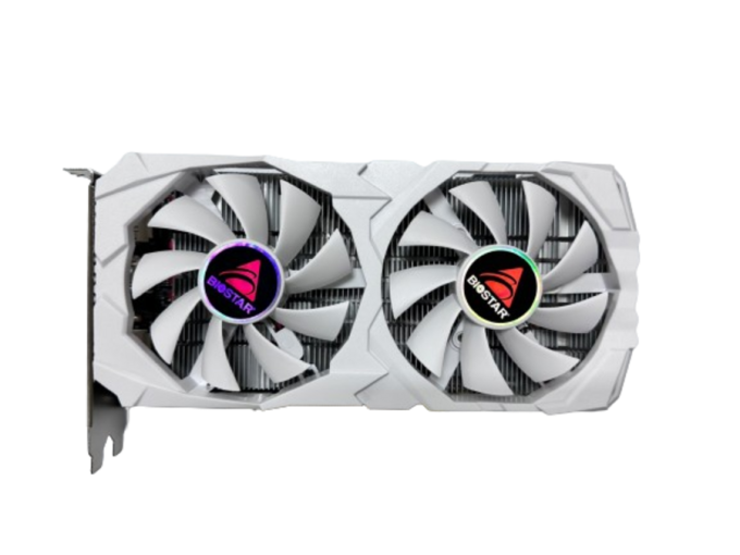 BIOSTAR New White RADEON RX 580 Graphics Card biostar 4