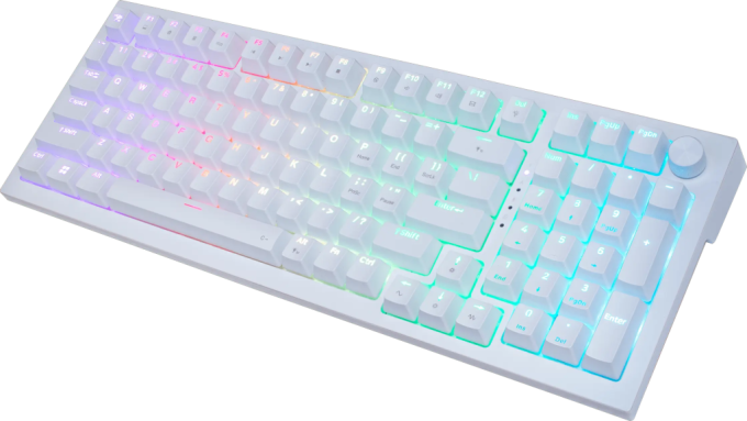 iBuyPower MK9 Pro RGB Mechanical Keyboard White-1