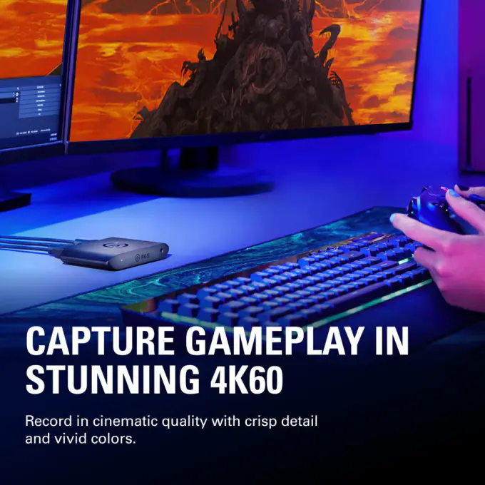 Elgato Capture Card 4K S capture card, content creation, elgato, Gaming, handheld, streaming 1