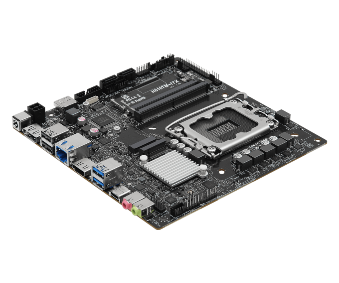 ASRock Launches the H810TM-ITX Thin Mini-ITX Motherboard Motherboard 5