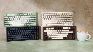 Drop Latte 75 keyboard all colors with coffee