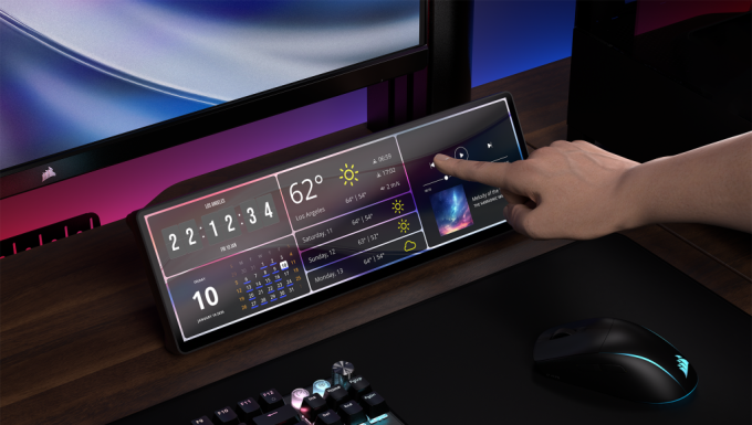 CORSAIR XENEON EDGE 14.5" LCD Touchscreen Info