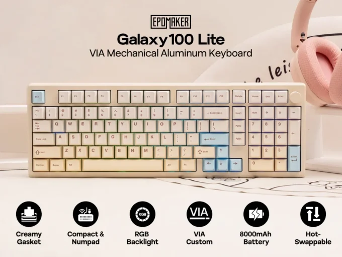 Epomaker Galaxy100 Lite Keyboard Review 1 EPOMAKER Galaxy Lite Keyboard Details