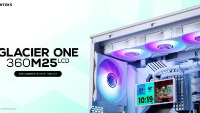 Phanteks Drops the New 360M25‑LCD AIO 2 Glacier-One-M25-LCD