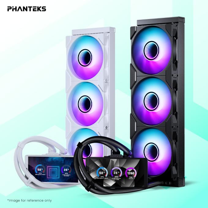 Phanteks Drops the New 360M25‑LCD AIO 4 Phanteks Drops the New 360M25‑LCD AIO 360mm AIO, AIO Liquid Cooler, AMD, CPU Cooler, Intel, IPS LCD Display, Modders-Inc Reviews, NEXLINQ, PC Cooling, PC Hardware, pc modding, Phanteks, Phanteks 360M25-LCD, RGB PC Builds 3