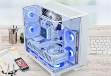 LIAN LI O11 VISION-M: 3-Sided Glass White
