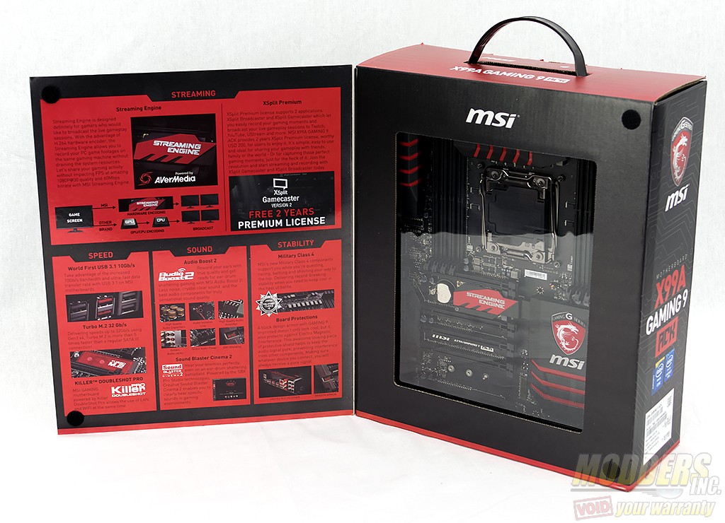 MSI X99A Gaming 9 ACK Motherboard Review | Modders Inc