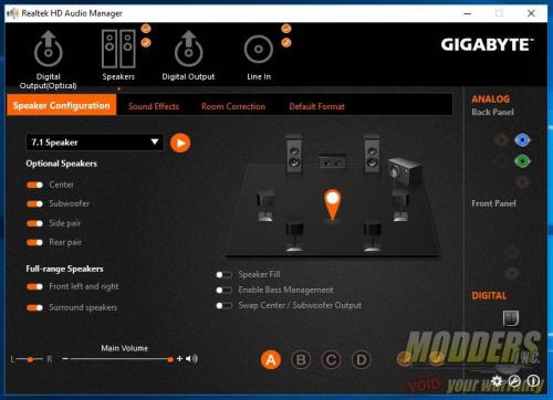 how to use equalizer in gigabyte realtek hd audio manager