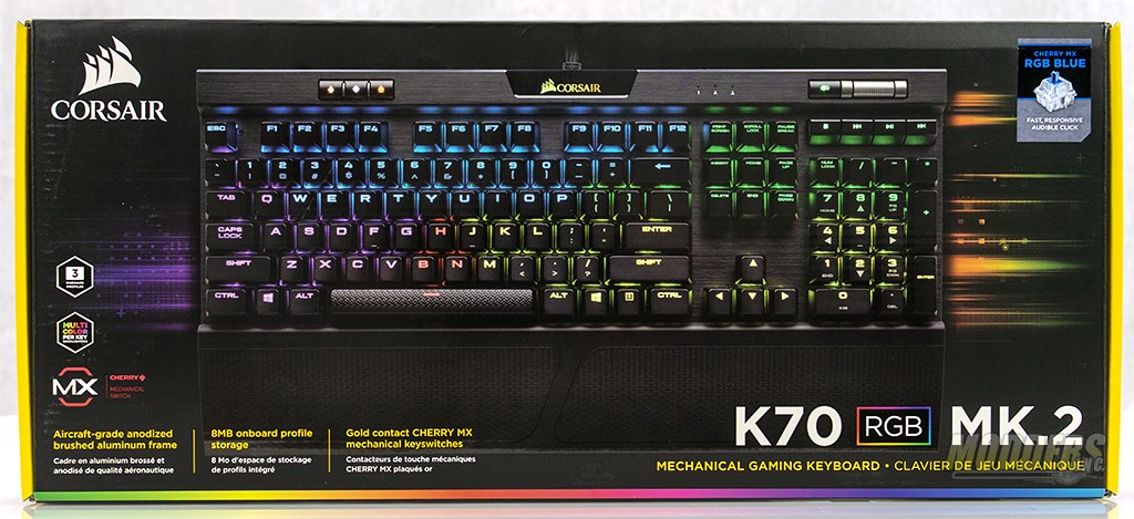 Corsair K70 Mk.2 Mechanical Gaming Keyboard Review - Modders Inc