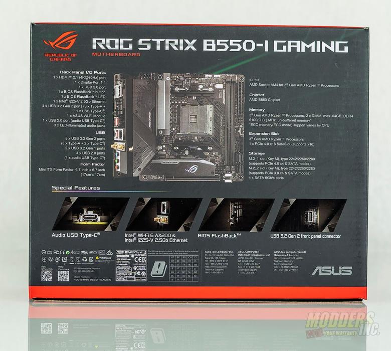 ASUS ROG Strix B550-I Gaming Motherboard Review | Modders-Inc